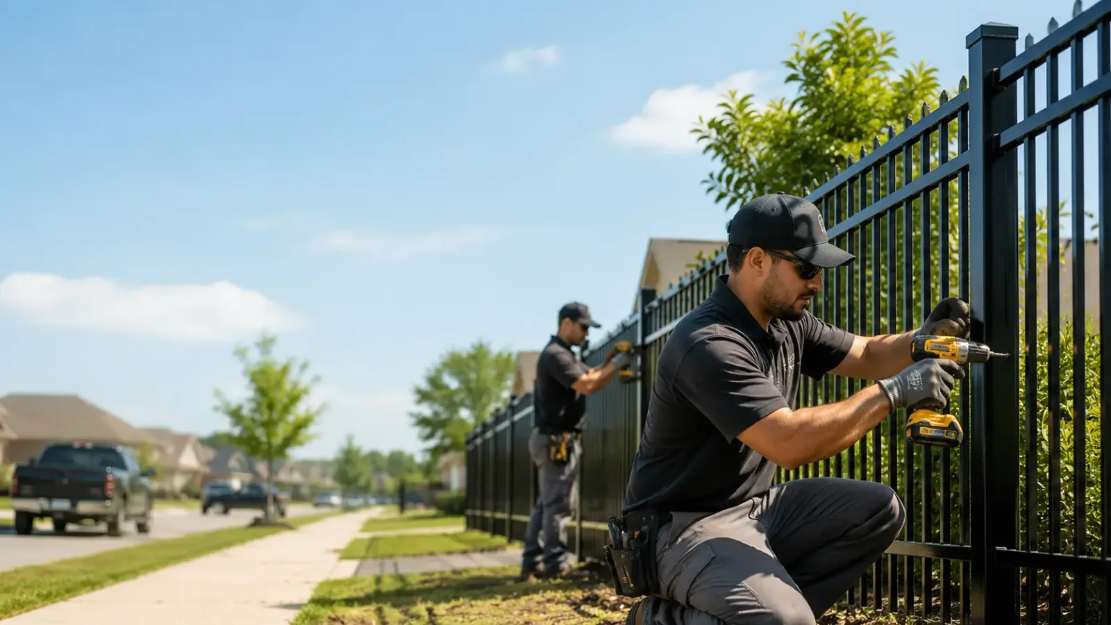 Metal Fence Installation in Hoffmeister, NY